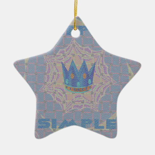 Hakuna matata ceramic tree decoration (Front)