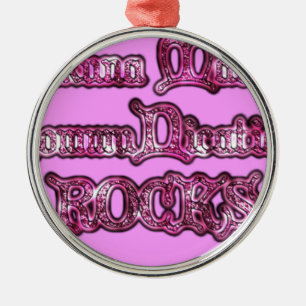 Hakuna Matata Communication ROCKS Art Print Metal Ornament