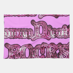 Hakuna Matata Communication ROCKS Art Print Tea Towel