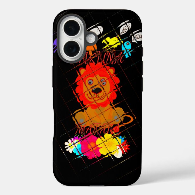 Hakuna Matata cute baby lion king Case-Mate iPhone Case (Back)