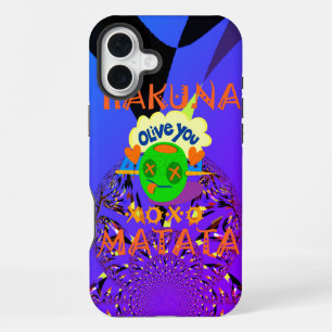 Hakuna Matata cute nice and lovely funny love iPhone 16 Plus Case
