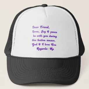 Hakuna Matata Dear Friend Love joy peace be with y Trucker Hat
