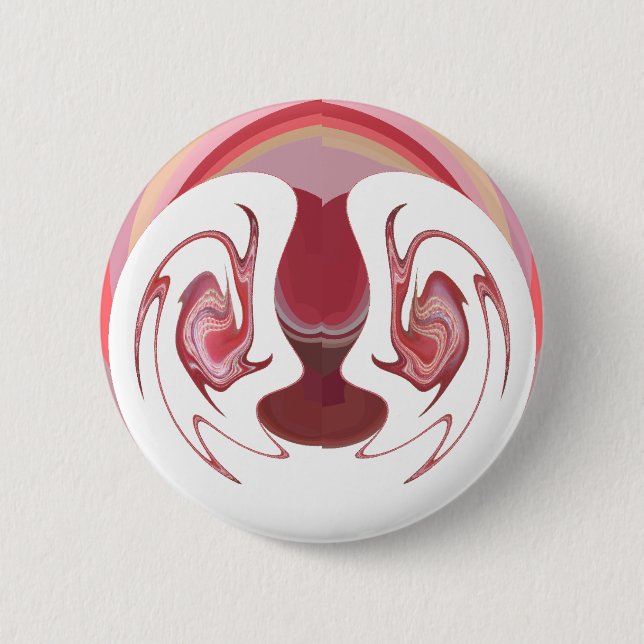 Hakuna matata  designs 6 cm round badge (Front)