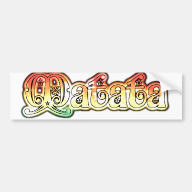 Hakuna Matata Europe Art Print/Graphic Bumper Sticker (Front)