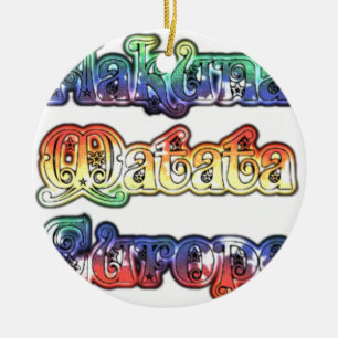 Hakuna Matata Europe Art Print/Graphic Ceramic Ornament