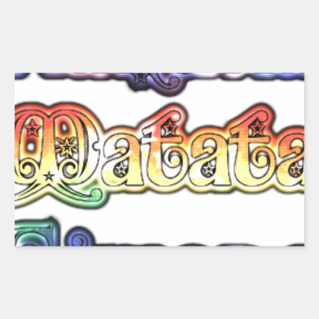 Hakuna Matata Europe Art Print/Graphic Rectangular Sticker (Front)