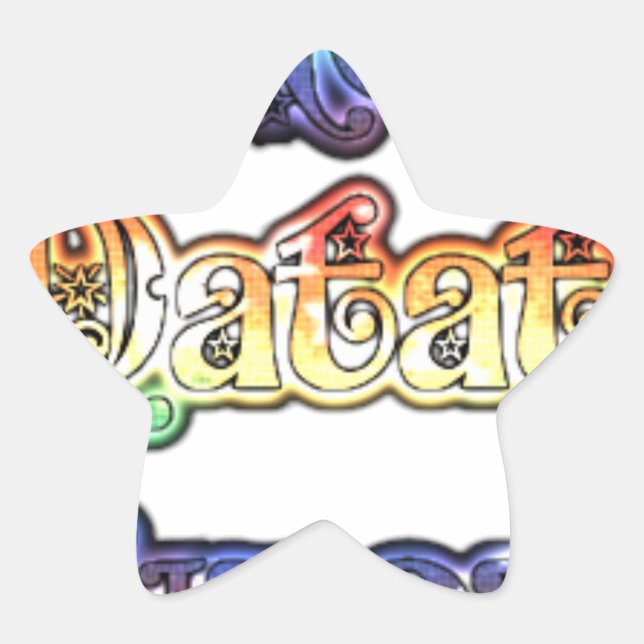 Hakuna Matata Europe Art Print/Graphic Star Sticker (Front)