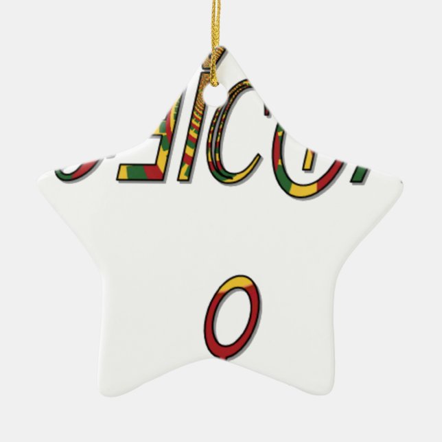 Hakuna Matata Female Official Gifts.png Ceramic Ornament (Front)