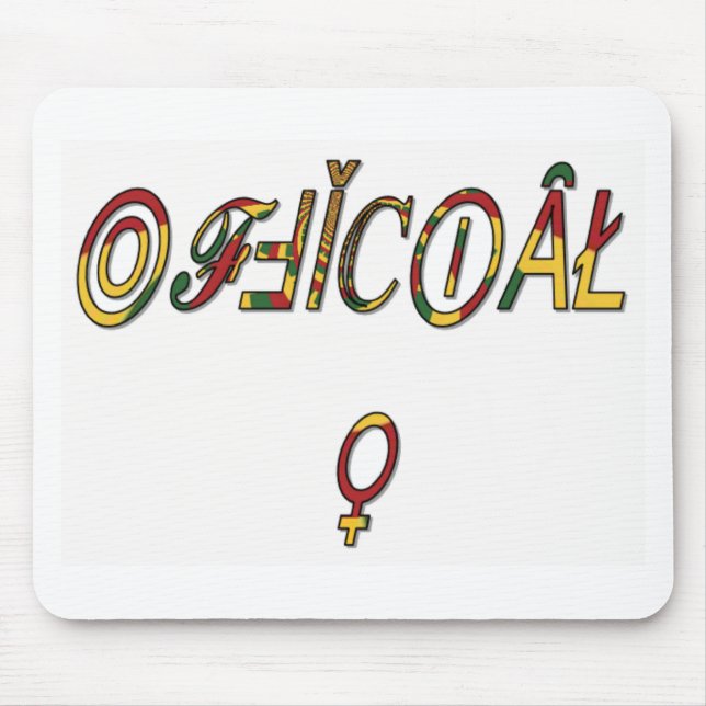 Hakuna Matata Female Official Gifts.png Mouse Pad (Front)