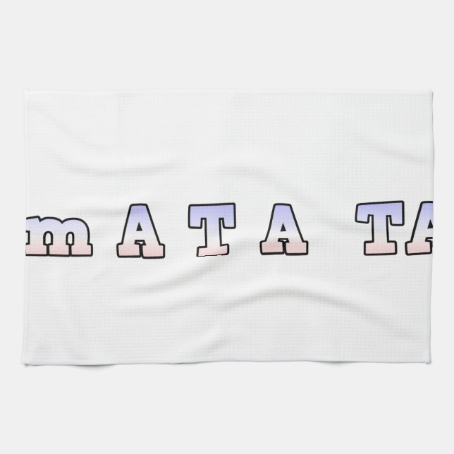 Hakuna Matata France Art Print/Graphic Tea Towel (Horizontal)