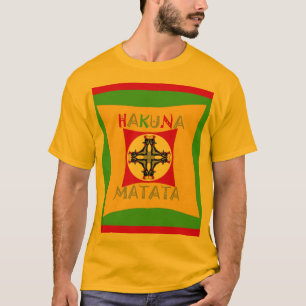 Hakuna Matata Fun Rasta Colours: Vibrant & Carefre T-Shirt