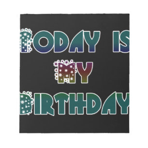 Hakuna Matata Gift Today is my Birthday.png Notepad