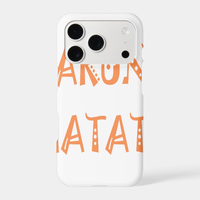 Hakuna Matata Gifts Cool Text (Back)