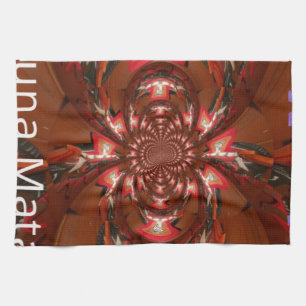 Hakuna Matata Gifts Haloween Special red Tea Towel