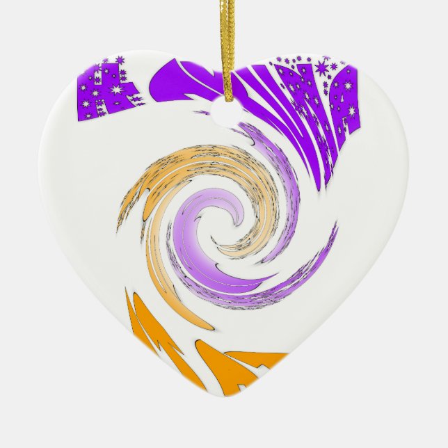Hakuna Matata Gifts stars.png Ceramic Tree Decoration (Front)