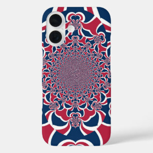 Hakuna Matata Gifts trendy stylish red and blue.jp iPhone 16 Case