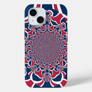 Hakuna Matata Gifts trendy stylish red and blue.jp iPhone 15 Case