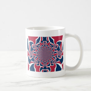 Hakuna Matata Gifts trendy stylish red and blue.jp Coffee Mug