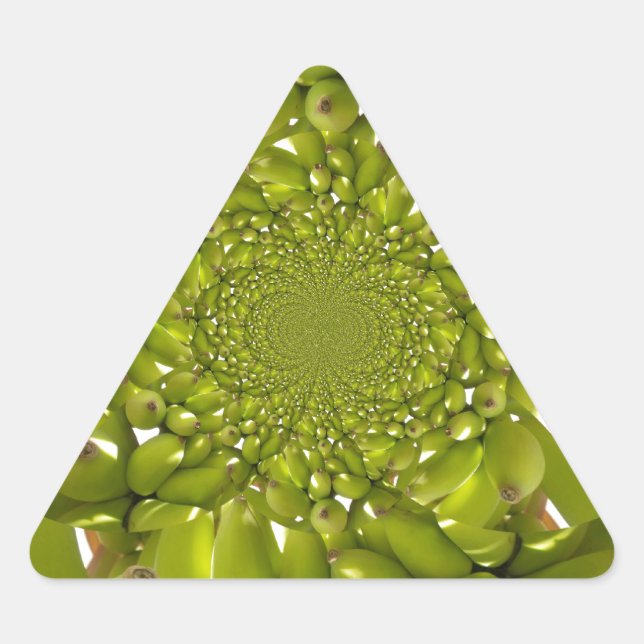 Hakuna Matata Going Bananas.jpg Triangle Sticker (Front)