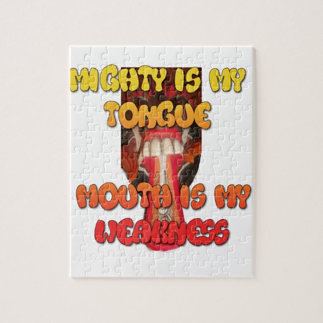 Hakuna Matata HAkuna Matata Big Mouth. Jigsaw Puzzle (Vertical)