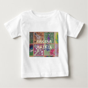 Hakuna Matata Hand Sign Art Print Baby T-Shirt