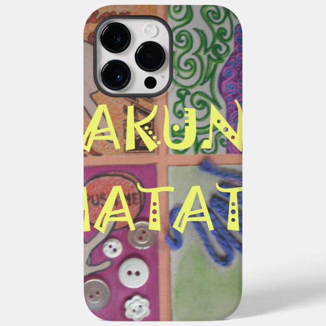 Hakuna Matata Hand Sign Art Print Case-Mate iPhone Case (Back)