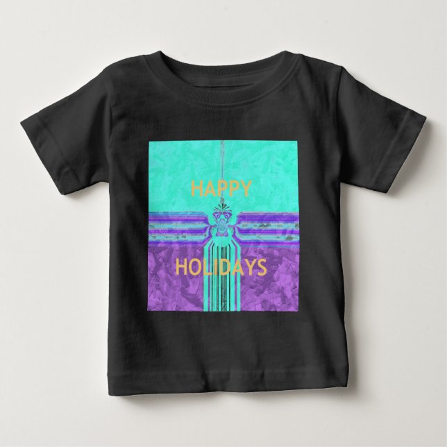 Hakuna Matata Happy Holidays Baby T-Shirt (Front)