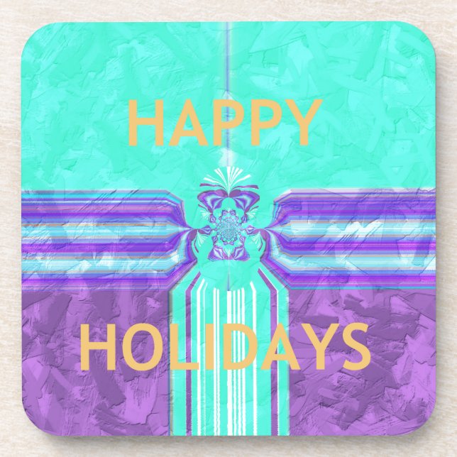 Hakuna Matata Happy Holidays Coaster (Front)