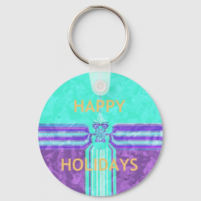 Hakuna Matata Happy Holidays Key Ring (Front)