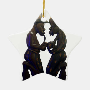 Hakuna Matata Having fun Old School is the best Ceramic Ornament