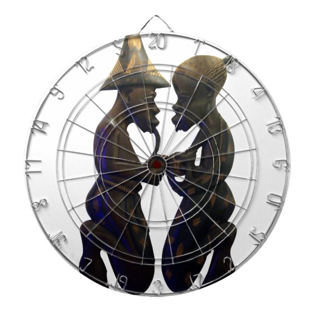 Hakuna Matata Having fun Old School is the best Dartboard (Front)