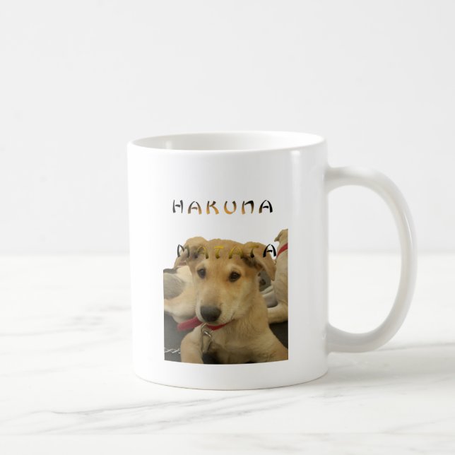 Hakuna Matata I know what you are thinking pinctur Coffee Mug (Right)