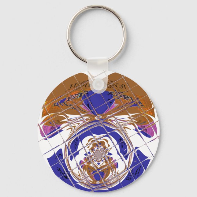 Hakuna Matata I love  Ethiopia Colour design.png Key Ring (Front)