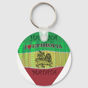 Hakuna Matata I love Ethiopia Colours Key Ring