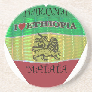 Hakuna Matata I love Ethiopia Colours.png Coaster