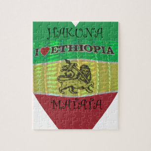 Hakuna Matata I love Ethiopia Colours.png Jigsaw Puzzle