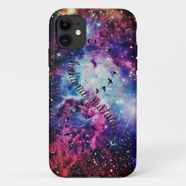 Hakuna Matata Infinity Galaxy iPhone 5 Case (Back)
