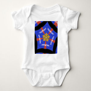 Hakuna Matata Iridiscent Blue Baby Bodysuit