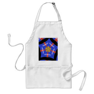 Hakuna Matata Iridiscent Blue Standard Apron