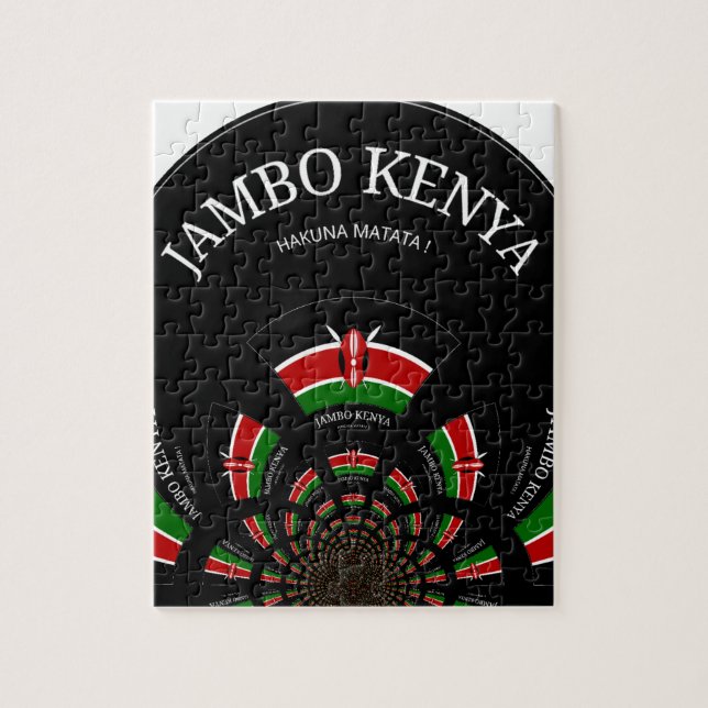 Hakuna Matata Jambo Kenya Jigsaw Puzzle (Vertical)