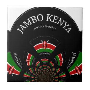 Hakuna Matata Jambo Kenya Tile