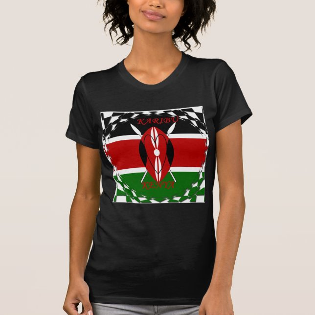 Hakuna matata Karaibu Kenya T-Shirt (Front)