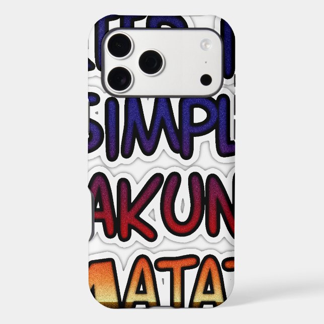 Hakuna Matata Keep it Simple Gifts (Back)