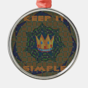 Hakuna matata keep it Simple Metal Ornament