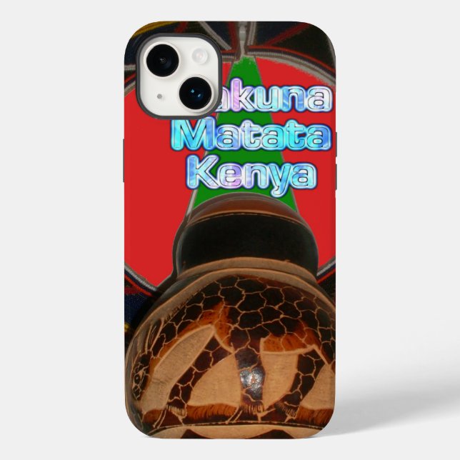 Hakuna Matata Kenya Art Print Case-Mate iPhone Case (Back)