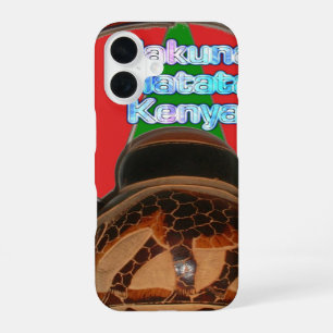 Hakuna Matata Kenya Art Print iPhone 16 Case