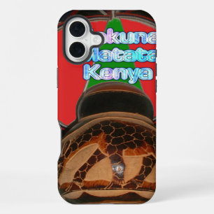 Hakuna Matata Kenya Art Print iPhone Case