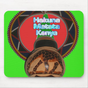 Hakuna Matata Kenya Art Print Mouse Pad