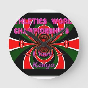 Hakuna Matata Kenya Athletics World Champions I lo Round Clock