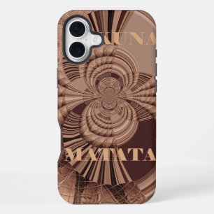 Hakuna Matata Kenya Giraffe Safari  Woven Sourveni iPhone Case